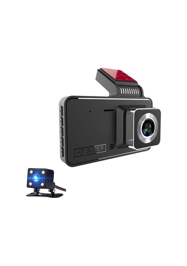 Samdoo "4 İnç 1080p Gece Görüşlü Araç Kamerası - 150 Geniş Açı, Geri Görüş Ve Döngü Kayıt"