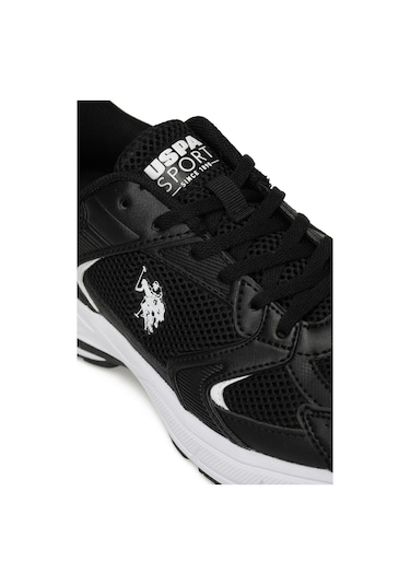 U.s. Polo Assn. Felıx Wmn 5fx Siyah Kadın Sneaker Siyah-beyaz Siyah - Beyaz