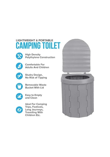 Madfox Madfox Bi-pot Katlanır Portatif Kamp Tuvaleti Wc 001