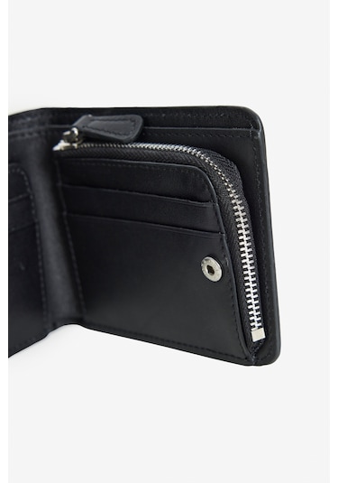 Erkek Siyah Deri Cüzdan Siyah