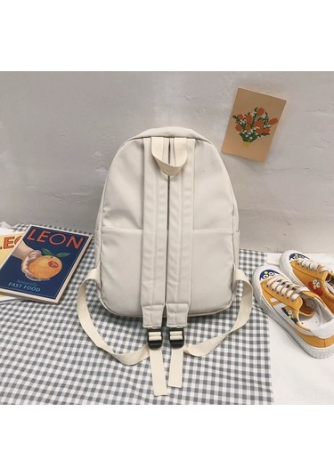 Jeemson Siyah Üniversite-ilköğretim Çanta, Geniş Hacimli, Yumuşak Kumaş, Dayanıklı, Moda Stili Omuz Çantası Siyah