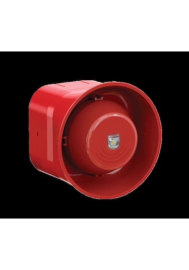Mavili Ml-2430 Flaşörlü Elektronik Siren,kırmızı 24v Dc