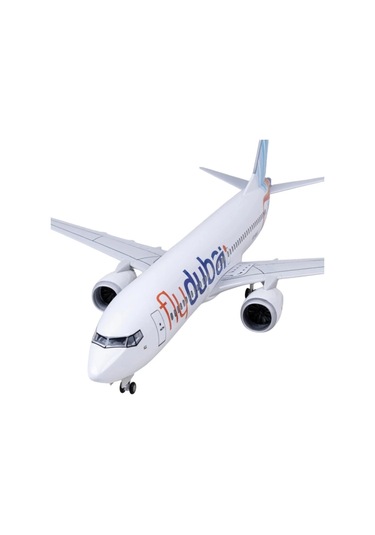 1/85 Ölçekli Boeing 737 Max Fly Dubai 47 Cm Model Uçak Maketi