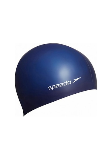 Speedo Plaın Flat Sılıcone Bone 06 Yüzücü Bonesi Lacivert Çok Renkli