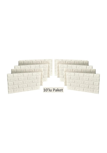 Kendinden Yapışkanlı Duvar Kağıdı 10 Adet 70X38 Cm (500227015)