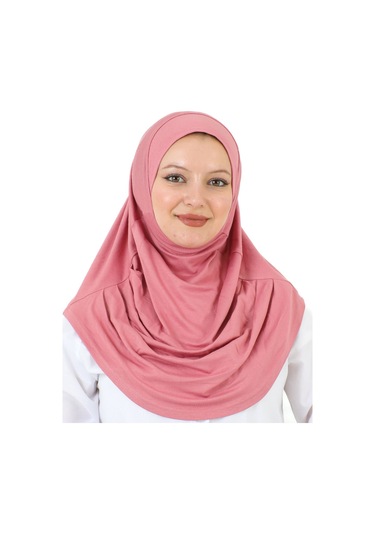 Hazır Giyim Türban Yumuşak Başörtü Şal - Gül Kurusu Gül Kurusu
