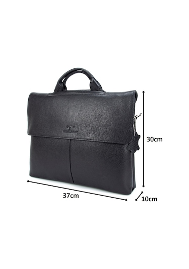 Kangaroo Kıngdom Evrak Çantası %100 Hakiki Deri Askılı Laptop Kangaroo K. 2138S