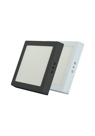 18W Sıva Üstü Beyaz Kasa Kare Led Panel Beyaz