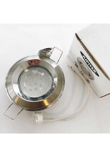 Jüpiter JH 525 Dekoratif Camlı Sıva Altı Gömme Spot - Krom