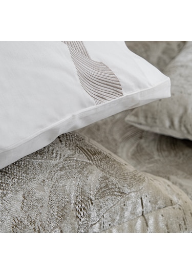 Schafer Home Leaf Çeyiz Seti 11 Parça-krem Krem
