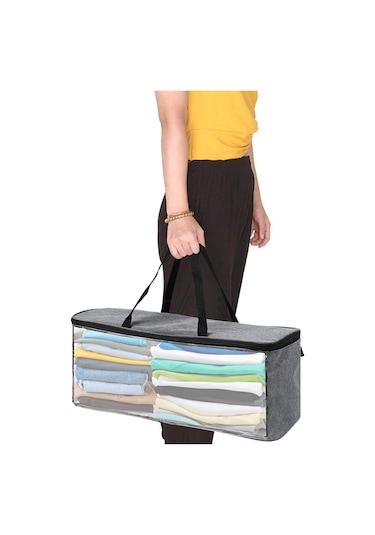 Lemestar Siyah Pvc Şapka Depolama Çantası - 23 Şapka Kapasitesi, Su Geçirmez, Şeffaf Pencere, Hızlı Erişim Fermuarı