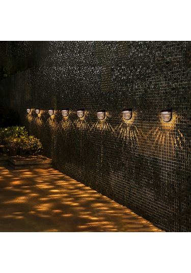 Ximistore9 Güneş Enerjili Bahçe Dekorasyon Lambası, Su Geçirmez, Otomatik Aydınlatma, Uzun Ömürlü, Siyah Renk, Sıcak Işık Siyah