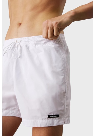 Calvin Klein Erkek Mayo Short Km0km01111 Yaa Beyaz Beyaz