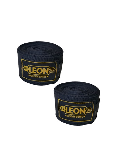 Leon Elastik Boks, Kick Boks Ve Muay Thai Bandajı 7 Metre Siyah (342995331)