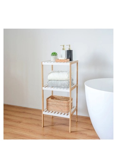 3 Katlı Bambu Raf Bambu