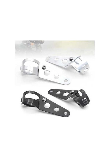 Artfulabode Siyah Sinyal Seti, Retro Harley Motosiklet Far Braketi, 1 Adet