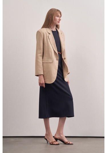 Mathilda Store Kadın Lacivert Basic Elbise Lacivert