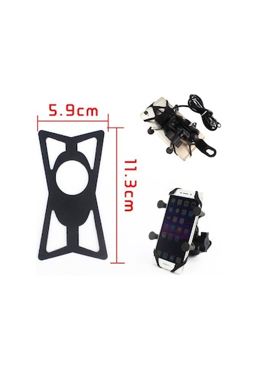 Knmaster Ram Mount / X-Grip Telefon Tutucu Lastik