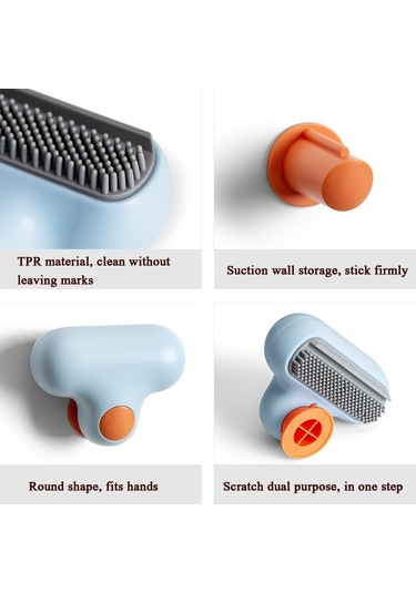 Sones Ayna Sileceği 2'si 1 Arada Cam Silme Ayna Sileceği Kireç Çözücü Cam Temizleyici Sarı