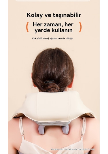 Jian Fan Servikal Masaj, Omuz Ve Oyun Koruyucu, Bel Ve Boyunçiftçiliğeimli Kas, Elektrikli Sıtma, El Oğurmaşal Artefaktı Beyaz