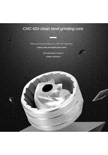 Nertoee Manuel Kahve Değirmeni Taşınabilir Ayarlanabilir Kabalık