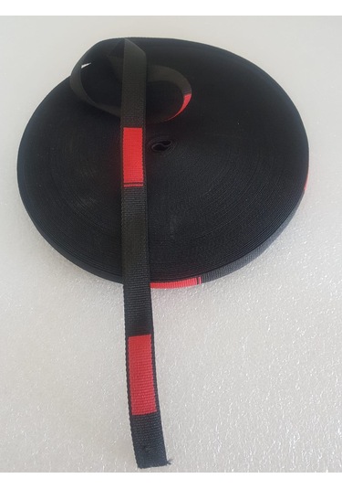 Jakarlı Dar Dokuma Polyester Şerit İp 50mt