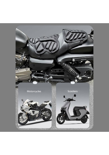 Motosiklet Koltuk Minderi, Evrensel Ön Soğutmalı Motosiklet Koltuk Minderi Kaymaz 3d Koltuk Kılıfı Motosikletler Scooterlar İçin