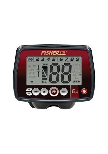 Fısher F44- 28cm Concentric Elips Başlık İle Define Dedektörü