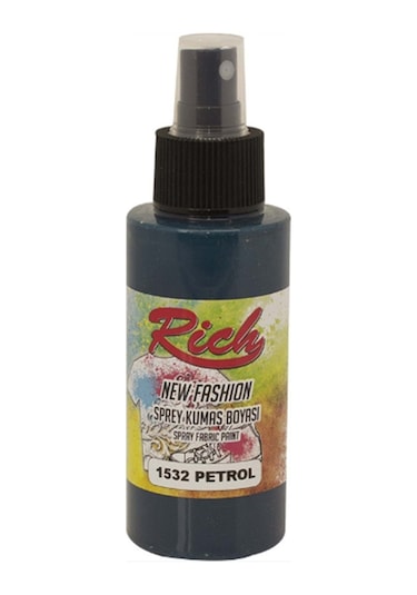Spray Kumaş Boyası Petrol Yeşili Çok Renkli