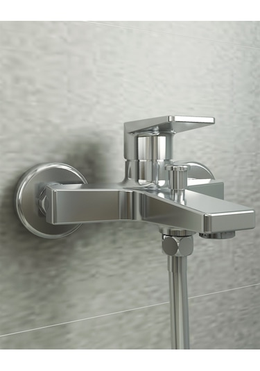 Eca Dalia Banyo Bataryası + T-May Banyo Lidya Tepe Duş Seti Krom