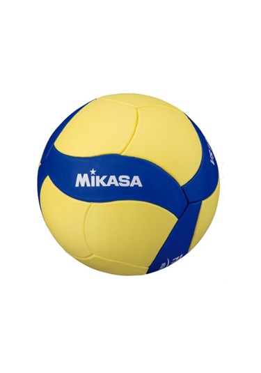 Mikasa VS123W Sentetik Deri Voleybol Topu Mavi Sarı Mavi - Sarı