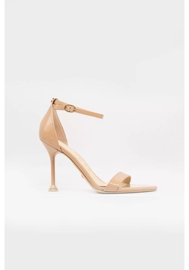 Guess Kadın Sandalo Navy Topuklu Ayakkabı 39 Bej