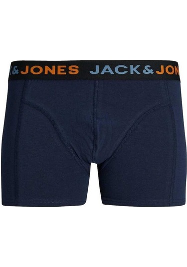 Jack & Jones Jacbone Skull Trunks 3 Pack Erkek Boxer-27733-Lacivert