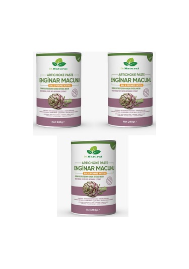 Dr. Natural Enginar Macunu Pekmez ve Bal Katkılı Bitkisel Macun 3 x 240 G