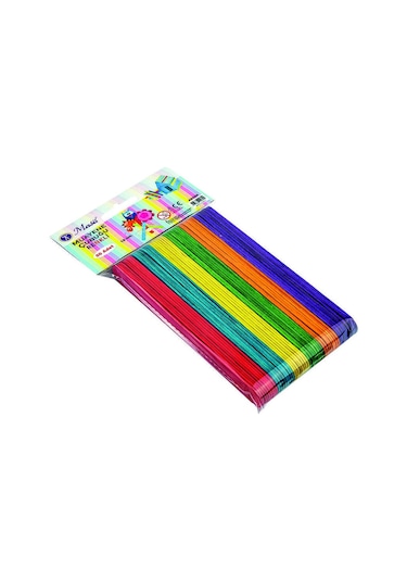 Masis Dil Çubuğu Büyük Boy Renkli 50'Li Paket