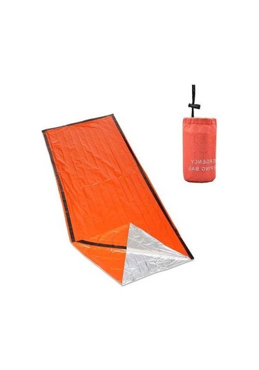 Pazly Acil Uyku Tulumu - Dayanıklı Pe Malzeme, Isıtıcı, Renkli Düdüklü Torba Çok Renkli