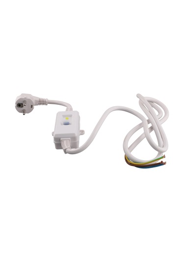 Xurunkeji Fı Sigorta Prizi, Kaçak Akım Sigorta Fişi, Kablolu, Kişisel Koruma Adaptörü, Ab Fişi, Beyaz