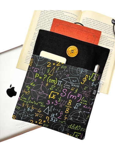 Kitap Kılıfı / Tablet Kılıfı / Çok Amaçlı Kılıf Matematik,formül Siyah