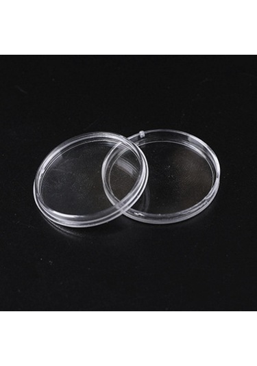 Dolıty 100x 25mm Madeni Para Kapsülleri W/sikke Toplama Temizlemek