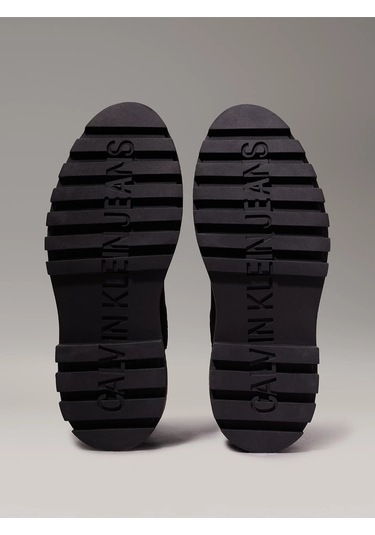 Calvin Klein Kadın Deri Yağmur Botları Yw0yw015590gj Siyah