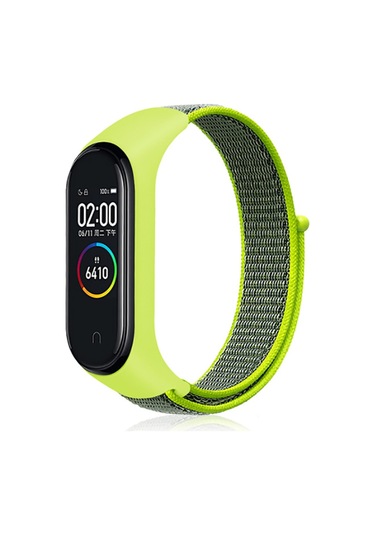 Ekılıf - Xiaomi Mi Band 5 Uyumlu - Kordon Hasır Kordon - Krd-03 - No5 - T13906