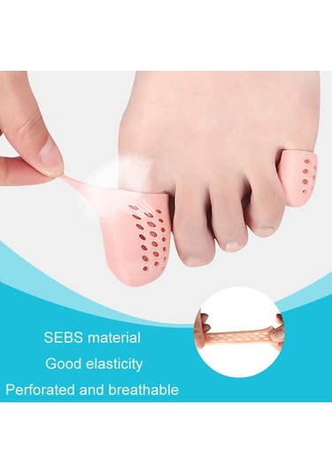 Sones 1 Çift Nefes Alabilir Delikli Ayak Koruyucuları Aşınmaya Karşı Kolluk L Beyaz