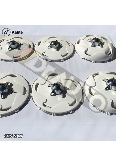 19.5 Inç Bombeli Ahtapot Fırfırlı Jant Kapağı 6'lı Takım