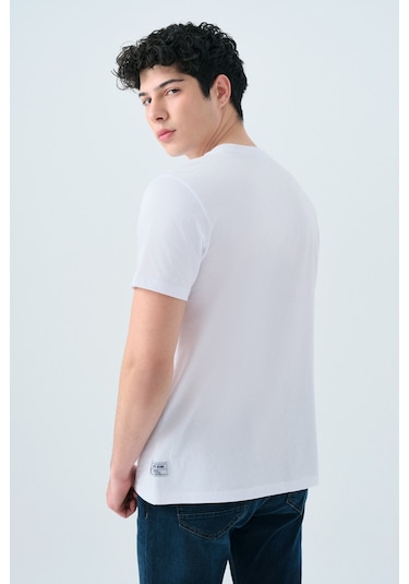 Loft Erkek Tişört Lf2039272 Beyaz