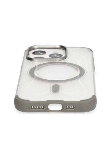 Joko Apple iPhone Uyumlu 15 Pro Max Hilton Magsafe Kapak - Titan Gri