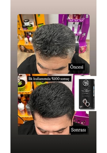 Redone Siyahlaştırıcı Saç Şampuanı 300 Ml Doğal Siyah Görünüm