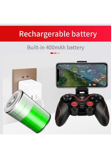 Wriless Telefon Oyun Konsolu S6 Bluetooth Mobil Oyun Konsolu