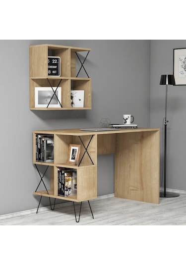 Variant Variant Extra Duvar Raflı Çalışma Masası