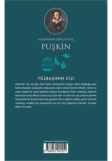 Yüzbaşının Kızı - Aleksandr Puşkin - Mavi Çatı Yayınları