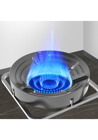 Kangvka Gaz Çamaşırı Enerji Tasarruflu Ateş Toplayıcı, 5 Açılı Demir + Email Malzeme, Sıcak Dayanıklı, Kolay Kurulum